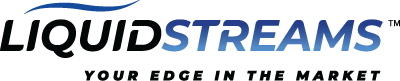 Liquidstreams Logo with Tagline "Your Edge in the Market"
